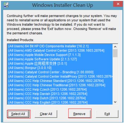 Windows Installer Clean Up截图