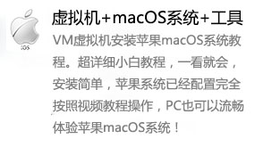 VM15虚拟机安装macOS苹果系统+专用工具